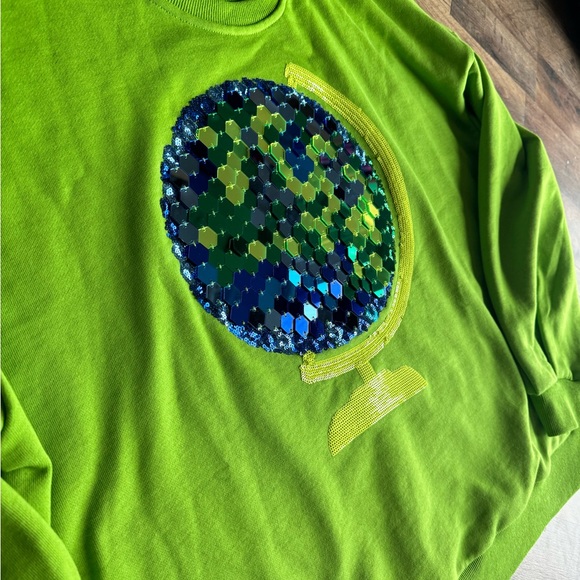 Mirror disco queen of sparkles QOS sweatshirt - Picture 4 of 4